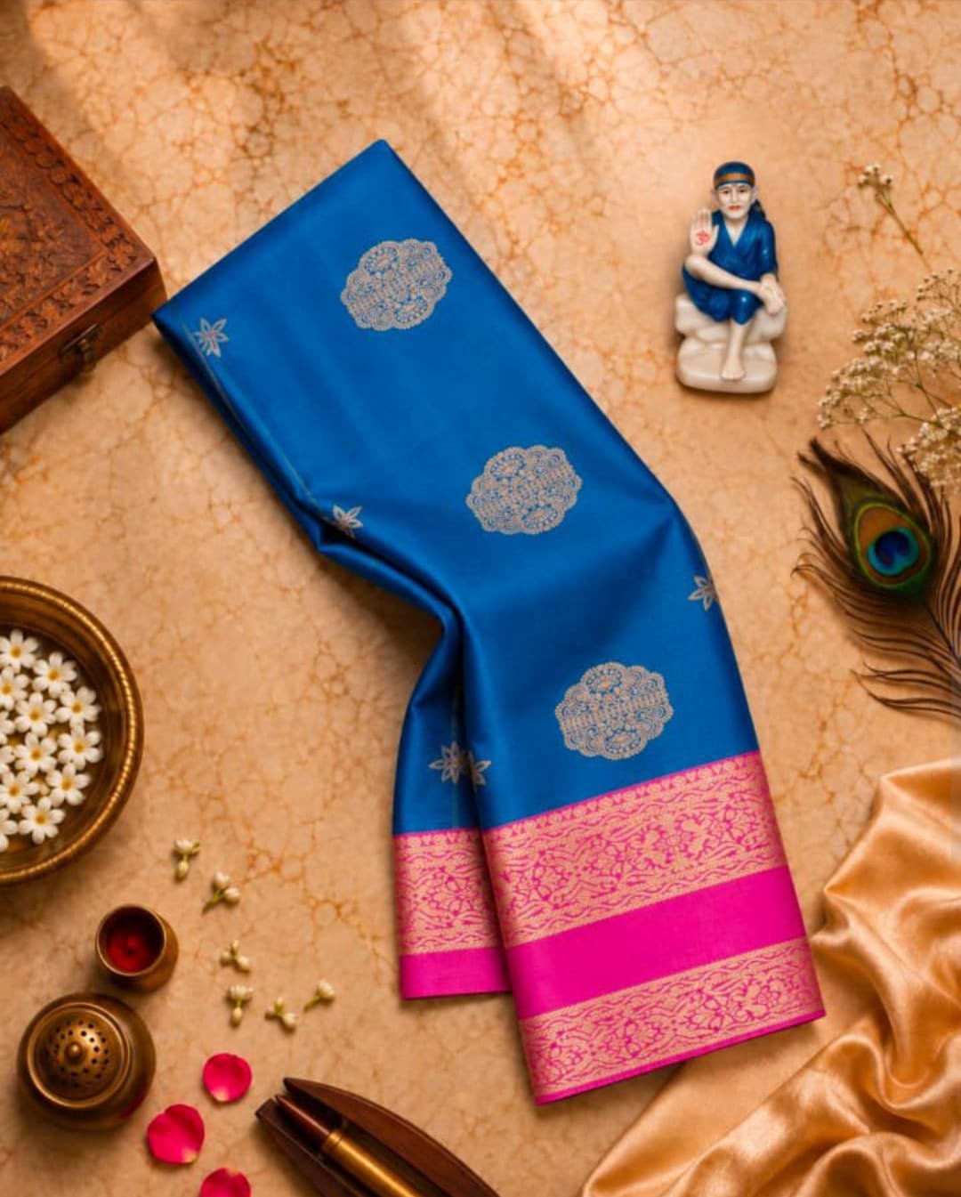 2026/09/1005261535.jpg Grand Sarvalakshana Pattu Saree* - Image 1
