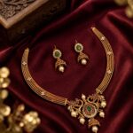 Premium & Designer Wear Neck Piece with Earring Set