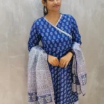 Trendy Soft Cotton Anarkali Salwar (3P Set)- Office Wear