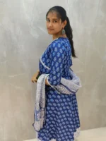 Trendy Soft Cotton Anarkali Salwar (3P Set)- Office Wear - Image 4