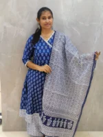 Trendy Soft Cotton Anarkali Salwar (3P Set)- Office Wear - Image 2