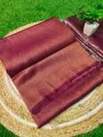 Premium COPPER SOFTY Kubera Pattu Sarees - Image 2
