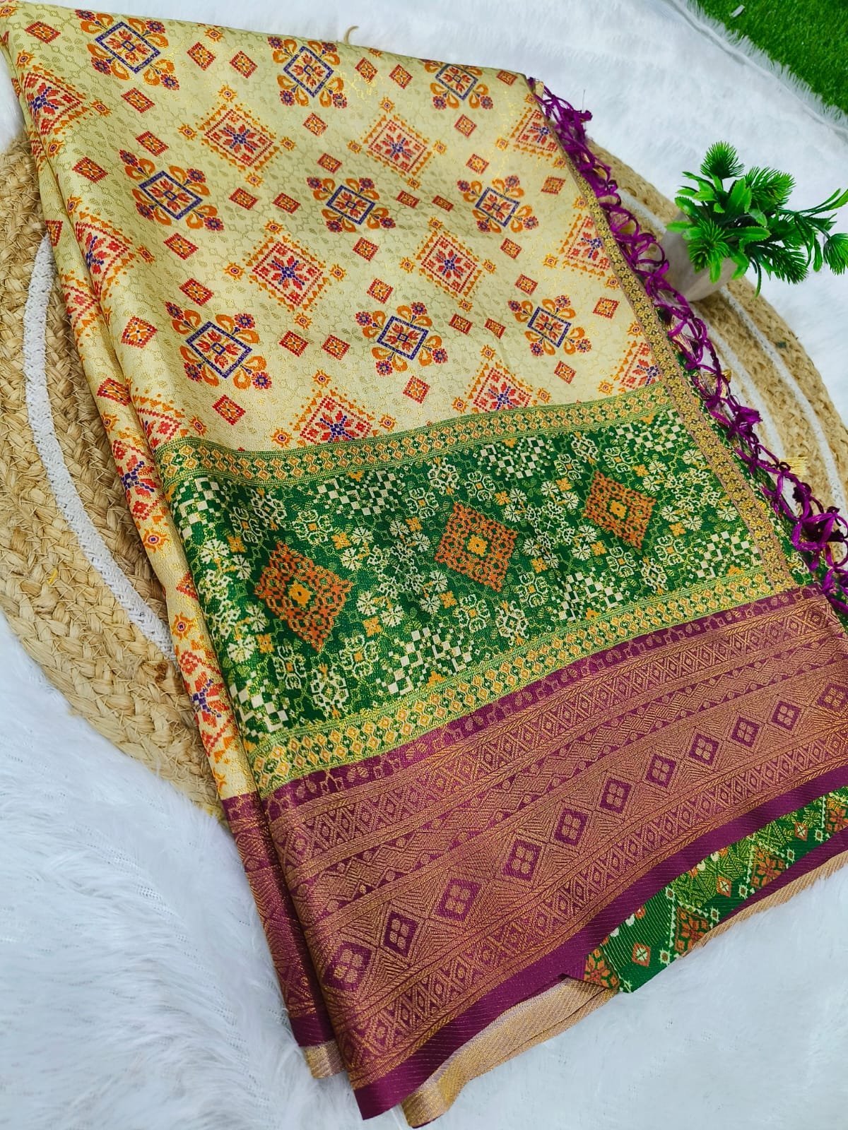 WhatsApp-Image-2024-10-02-at-1.03.55-PM-1.jpeg ELITE PREMIUM QUALITY - DIGITAL SOFTY COPPER ZARI SILK SAREES - Image 1