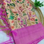 ELITE PREMIUM QUALITY - DIGITAL SOFTY COPPER ZARI SILK SAREES