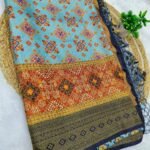 ELITE PREMIUM QUALITY - DIGITAL SOFTY COPPER ZARI SILK SAREES