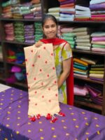 Love Embroidery Khadi Cotton Sarees
