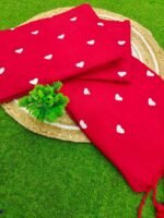 Love Embroidery Khadi Cotton Sarees - Image 2