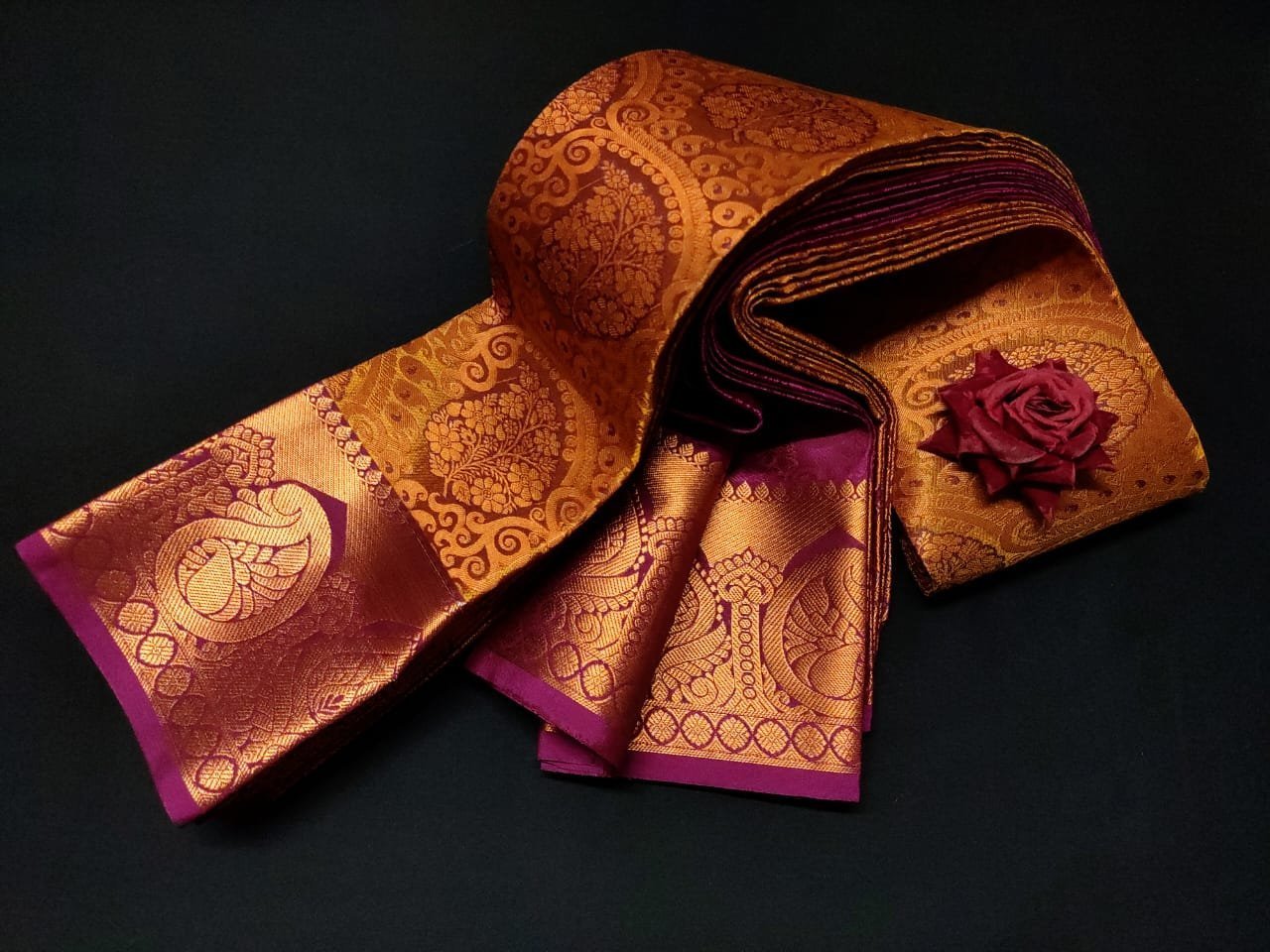 WhatsApp-Image-2025-01-01-at-11.26.13-AM.jpeg Elite varamahalakshmi type wedding Silk sarees - Image 1