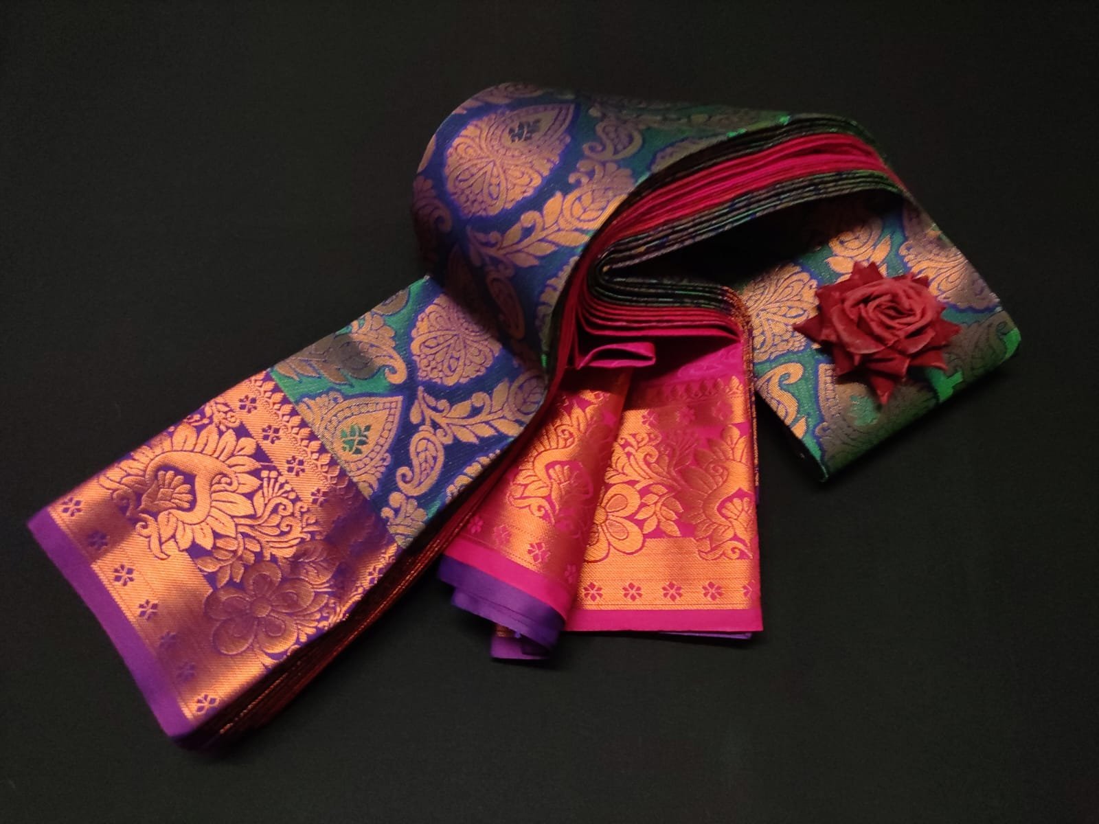 WhatsApp-Image-2025-01-01-at-11.26.18-AM-1.jpeg Elite varamahalakshmi type wedding Silk sarees - Image 1