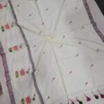LOTUS EMBROIDERY MUL COTTON SAREES