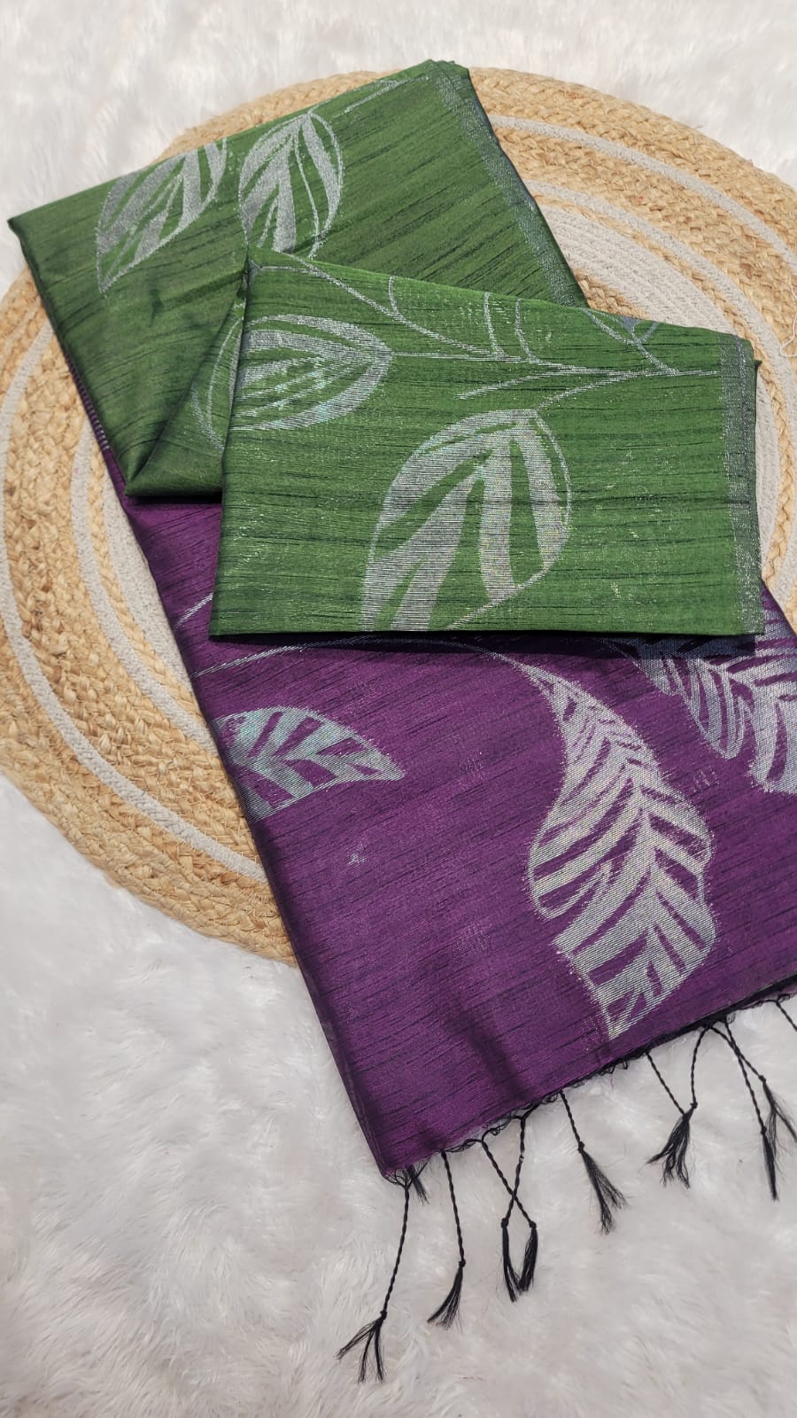 WhatsApp Image 2026-09-21 at 1.08.12 PM (1) JUTE SILK SAREES - Image 1