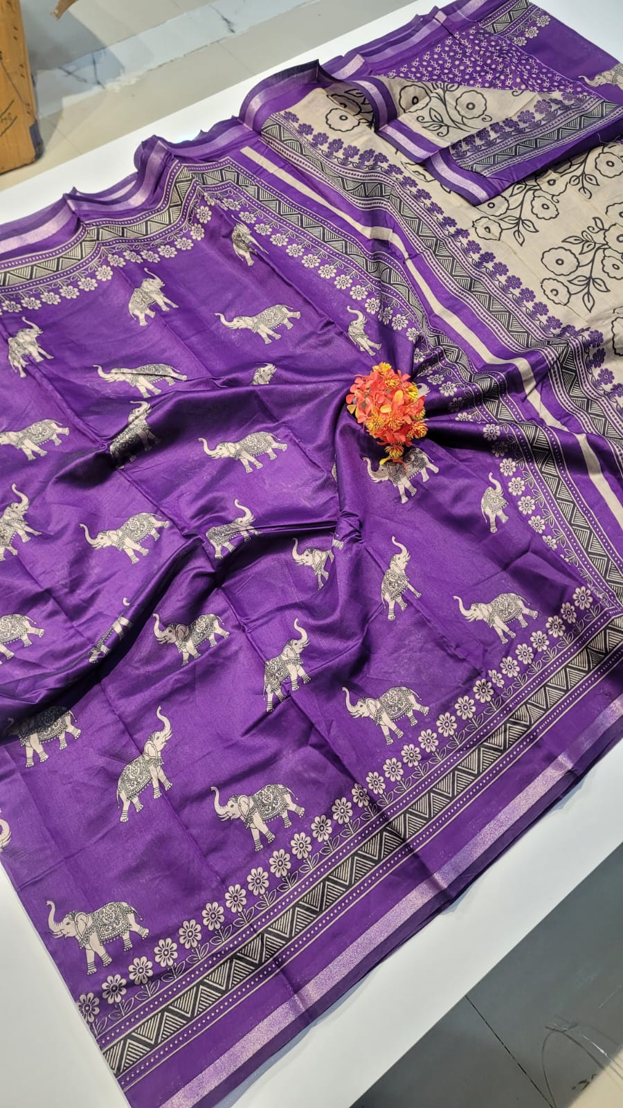 WhatsApp Image 2026-09-23 at 7.02.39 PM Premium Jodhpuri Cotton Sarees - Image 1