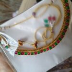 Premium & Designer Wear Neck Piece with Earring Set